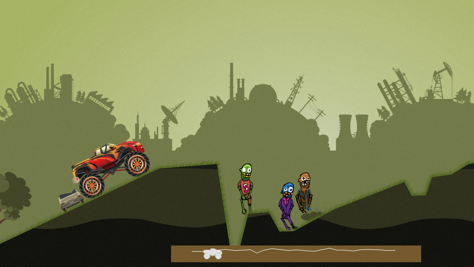 Mad Truck 2 - drive hit zombie screenshot